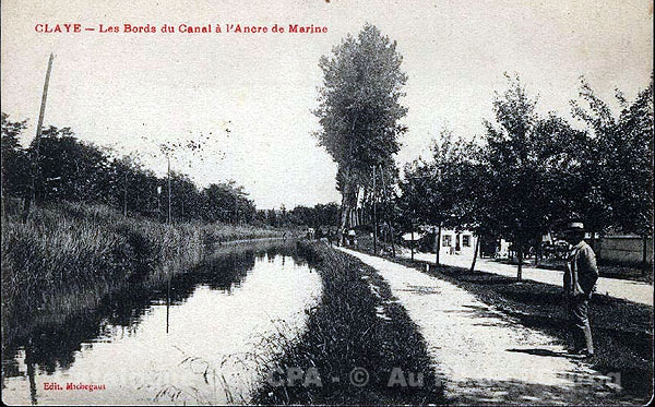 CLAYE - Les Bords du Canal à l'Ancre de Marine